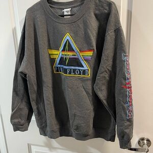 Pink Floyd Gray Sweater Vintage Crew Good Condition
